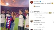 Anitta met up with Barcelona players